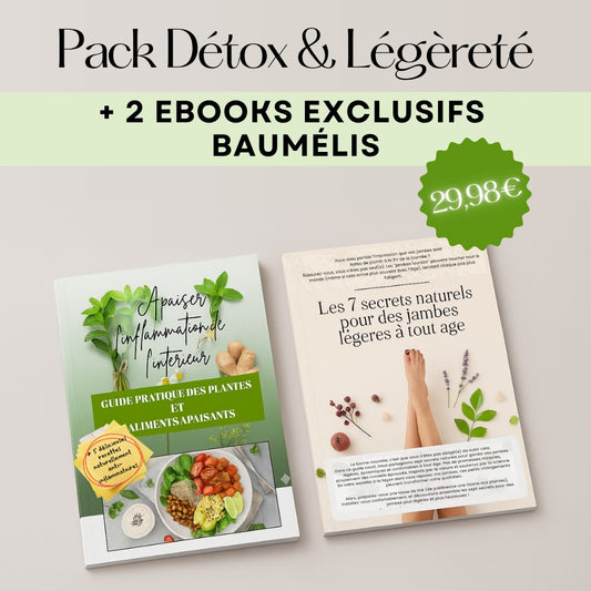 Pack Détox & Légèreté – 2 eBooks exclusifs Baumélis